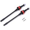 Dilwe Albero di Trasmissione CVD RC, Parte di Ricambio dell'albero di Trasmissione CVD Anteriore Compatibile con cingoli per Auto assiali RC SCX10