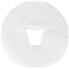 Yinhing 200 Pezzi Cuscino per Massaggio Viso, Lettino per Massaggi Monouso Copertura per Riposo in Tessuto Non Tessuto per Lettino da Massaggio Cuscino con Foro Asciugamano (rotondo)