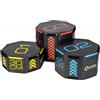HMS-ds Set di 3 plyo box HMS con rivestimento imbottito