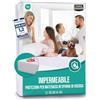 Utopia Bedding Coprimaterasso Matrimoniale Impermeabile 90 x 190 x 30 cm, Viscosa, Oeko-Tex Certified, Proteggi Materasso, Traspirante, Tutto Intorno Elastico