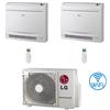Lg Climatizzatore Condizionatore LG Console WIFI R32 Dual Split Standard Inverter 12000 + 12000 BTU con U.E. MU3R19 NOVITÁ Classe A+++/A++
