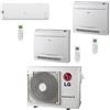 Lg Climatizzatore Condizionatore LG Libero Smart Wifi più Console R32 Trial Split Inverter 9000 + 12000 + 12000 BTU con U.E. MU3R21 Classe A+++/A+