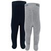 EWERS Thermo Strumpfhose 2er Pack Uni Collant Termici, Grigio/Blu, 74 Unisex-Bambini e Ragazzi
