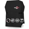 GrillTough Copertura per barbecue GrillTough Heavy Duty per grigliate all'aperto, 72 cm, impermeabile, resistente alle intemperie, resistente ai raggi UV, copertura per griglia a gas Weber, Genesis, Charbroil