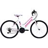 Girardengo Bicicletta Donna Mountain Bike MTB Ruote 26 Pollici colore Bianco Fucsia - TMD26118B