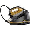 Rowenta Ferro da Stiro con Caldaia a Vapore Potenza 2200 Watt Piastra Microsteam colore Nero / Giallo - DG7644 Compact Steam Pro