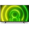 Philips Smart TV 43 Pollici 4K Ultra HD Display LED DVB-T2 Classe G Android TV Wifi LAN - 43PUS7406/12