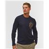 Aeronautica Militare Maglietta A Maniche Lunghe Blu Scuro Da Uomo Aeronautica Militare