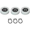 KIMISS Ingranaggio Motore Professionale per Bici Elettrica da 36 Denti con 3 Frizioni Planetarie in Nylon - Accessorio Essenziale per Ruote per Bici Elettrica