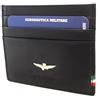 Aeronautica Militare Portacarte di credito Aeronautica Militare Uomo in pelle Linea Flag Nero AM106