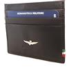 Aeronautica Militare Portacarte di credito Uomo in pelle Aeronautica Militare Linea Flag Moro AM106
