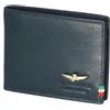 Aeronautica Militare Portafoglio Uomo Piccolo in pelle Aeronautica Militare Linea Flag Blue AM101