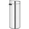 Brabantia Touch Bin New Pattumiera, Metallo, Inox Lucido, 30 litri