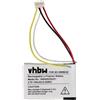 vhbw 1x batteria compatibile con Garmin Edge 130, 3LA037240 GPS computer da bicicletta tachimetro bici (150mAh, 3,7V, Li-Poly)