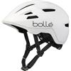 Bollé - STANCE White Matte L 59-62cm, Casco da ciclismo, Large, Unisex Adulto
