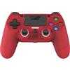 DragonShock - MIZAR BT - Controller wireless rosso per PS4, PC e dispositivi mobili