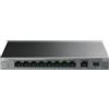 Tp-link Switch Tp-Link LiteWave Non gestito 10 porte Gigabit Ethernet 10/100/1000 Nero [LS1210GP]