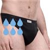 SliPss INCONTINENCE INNOVATION SliPss - Slip per Incontinenza Urinaria - Con Assorbente Intercambiabile - Taglia XL - Colore Nero - Assorbenza Alta fino a 500 ml -Lavabile e Riutilizzabile -Discreta e Confortevole - 1 Pièce