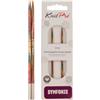 KnitPro 20421, Punte Corte per Ferri da Maglia Symfonie, in Legno, intercambiabili, 3 mm