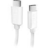 SBS Cavo USB-C 1.5M in Tessuto, Tecnologia Power Delivery (PD), Supporta fino a 60W, Cavo Antigroviglio, Ricarica e Trasferimento Dati 480Mbit/s, Compatibile con Dispositivi USB-C, Grigio