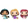 Funko Carrot Pocket POP! Disney - Rapunzel, Ariel And Jasmine - Figura in Vinile da Collezione - Idea Regalo - Merchandising Ufficiale - Giocattoli per Bambini e Adulti - Figura per i Collezionisti