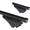 TETRAX Barre portatutto portapacchi auto NISSAN Qashqai II (J11) RAIL APERTI CORRIMANO 2013 > 2021