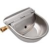 MasXirch Abbeveratoio per Animali Domestici in Acciaio Inox Con Connettore, Ciotola per Acqua Automatica con Valvola A Galleggiante Regolabile Per Bovini, Maiali, Pecore, Cani