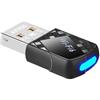 Xatgiouy Chiavetta WiFi 6 USB, Adattatore AX900 con Bluetooth 5.3 per PC Fisso Laptop, Mini Dongle Dual Band 5GHz 600Mbps + 2.4GHz 287Mbps, Adattatore WiFi Nano USB 2.0 MU-MIMO OFDMA WPA3, per Windows 11 10