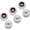 Yinyoo 6 PEZZI/3 PAIA Gommini Sostitutivi TRI Clarion per IEM in Silicone, Gommini Isolanti in Gomma da 4,5-5,5 mm per Cuffie Intrauricolari KZ ZS10 PRO, ZS12 PROX (Rosso, S)