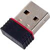 BQTEC Adattatore WiFi USB 150 Mbps USB 2.0 2,4 GHz, IEEE 802.11g, IEEE 802.11b, CSMA/CA con ACK, IEEE 802.11n (Draft 2.0)