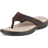 riemot Infradito da Uomo Estive Comode Ciabatte, Sandali Estate Scarpe da Spiaggia con Morbide Pelle, Flip Flops Eleganti e Resistenti per Passeggio e Relax, Pantofole Piscina Antiscivolo Suole, EU 42