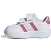 adidas BREAKNET 3.0 Shoes Infants, Scarpe Unisex-Bimbi 0-24, Ftwr White/Pink Fusion/Clear Pink, 22 EU