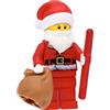 LEGO Minifigure Santa Claus (dorso stampato)/Babbo Natale con accessori