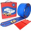 Roll&Race RollAndRace Pista Macchine Flessibile 400cm - Made in EU - Flexible Car Track - Gioco Bambino - Piste Car Wheels - Circuito di Corse per Bambini - Astuccio per il trasporto incluso
