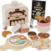Lehoo Castle Cucina Giocattolo per Bambini, Pizza Giocattolo in Legno, Accessori Cucina Bambini, Giochi Bambino Bambina 3-5 Anni