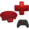 Mingxiong 2 Packs Metal D-Pads Set for Xbox Elite Series 2 Controller, Replacement Parts Directional Pad Button Kits for Xbox Controller Series 2 Core/Elite Series 2 Controller(Red)