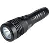 SEAC Sub Torcia R3 FX, Torcia per Pesca Subacquea, in Alluminio, LED Singolo 400 Lumen, Ricaricabile con Cavo Micro USB Unisex Adulto, Nero, 255 g