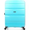 American Tourister BON AIR - Spinner L, Valigia, 75 cm, 91L, Turchese (Deep Turquoise)