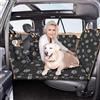 Lekespring Coprisedile Auto per Cani con Fondo Rigido, Coprisedile Sedili Posteriori per Cani per Camion, Grande Telo Auto per Cani con Estensore, per Amaca da Viaggio, Camion, Auto, SUV, Impronte