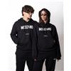 Moschino Felpa Moschino con cappuccio e logo basic