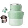 GRFELI Contenitore termico per cereali, tazza per yogurt, a prova di perdite, in acciaio inox 18/10, contenitore per alimenti isolato, contenitore per il pranzo, 800 ml, mantiene freddo o caldo