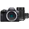 Canon Fotocamera mirrorless 24,1Mpx APS C EOS R100 Kit RF S 18 45mm F4.5 6.3 IS
