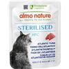 ALMO NATURE 1 x 50 g Almo Nature HFC Sterilised Cibo Alimento Umido Monoproteico per Gatti Adulti Sterilizzati con Tonno dell'Atlantico Gluten Free