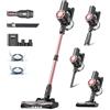 Vexilar V8Plus Aspirapolvere Senza Fili 50KPa/50 Min,Scopa Elettrica Senza Fili Antigroviglio Leggera,Display Touch,Luce LED,Potente Aspirapolvere Senza Sacco per Pavimenti/Tappeti/Peli/Casa