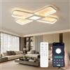 OTREN Plafoniera Led Soffitto Dimmerabile, Moderna Lampadario Soffitto con Telecomando, Luce Led per Soggiorno, Camera da Letto, Cucina, Ufficio, 3000K-6500K