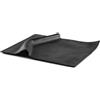 100% CHEF Piatto napkin 100% chef in vetro nero cm 21x18 - Nero - Vetro
