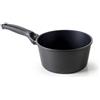 RISOLI Casseruola media un manico platinum risolì in alluminio antiaderente cm 18 - Nero - Alluminio Pressofuso Ad Alto Spessore,antiaderente,bakelite