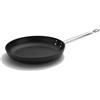 RISOLI Padella bassa un manico classica risolì in alluminio antiaderente per induzione cm 32 - Nero,acciaio - Alluminio Pressofuso Ad Alto Spessore,antiaderente Teflon Profile,acciaio 18.10