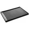 RISOLI Piastra grill rigata risolì in alluminio antiaderente cm 38x26,5 - Nero - Alluminio Pressofuso Ad Alto Spessore,antiaderente Teflon Profile