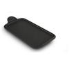 RISOLI Piastra grill rigata risolì in alluminio antiaderente cm 32x16 - Nero - Alluminio Pressofuso Ad Alto Spessore,antiaderente Teflon Profile